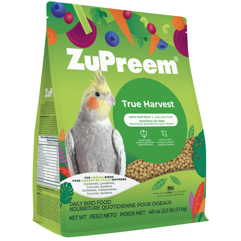 zupreem true harvest medium bird food